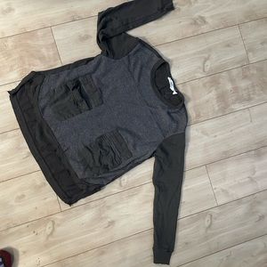 WILT- Lightweight Sweatshirt pullover waffle knit XS (oversized)